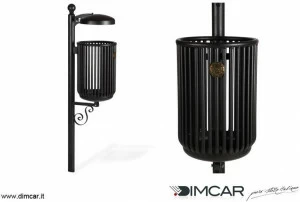 DIMCAR Подземный металлический контейнер с крышкой для использования вне помещений Elite 292-bis