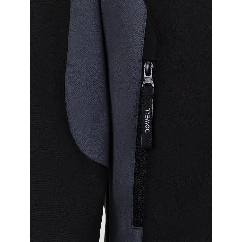 Утепленная рабочая куртка Dowell Softshell D81550 черно-серая 89393788 Outdoor STLM-1363193 - Вид №2