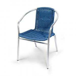 LFT-3199E Blue Стул алюминевый Afina