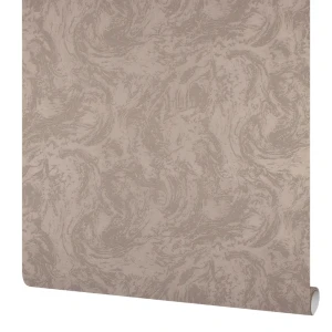 Флизелиновые обои BELVINIL Аликанте с абстрактным узором в теплых коричневых тонах 89407996