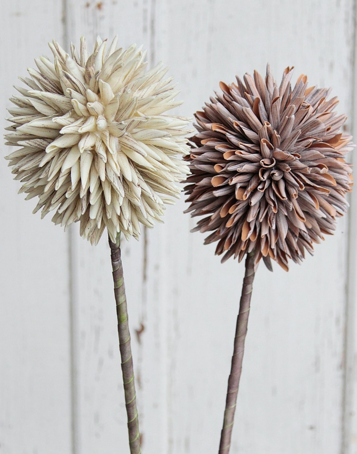 7890 976 a3 Искусственный мягкий цветок 'allium', 80 см, серый H-andreas 