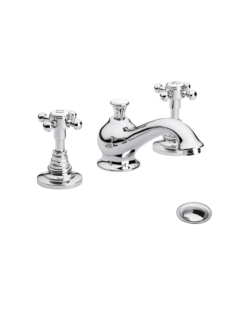 0805/C Bellosta Rubinetterie АККУМУЛЯТОР ДЛЯ УМЫВАЛЬНИКА С ТРЕМЯ ОТВЕРСТИЯМИ Edward