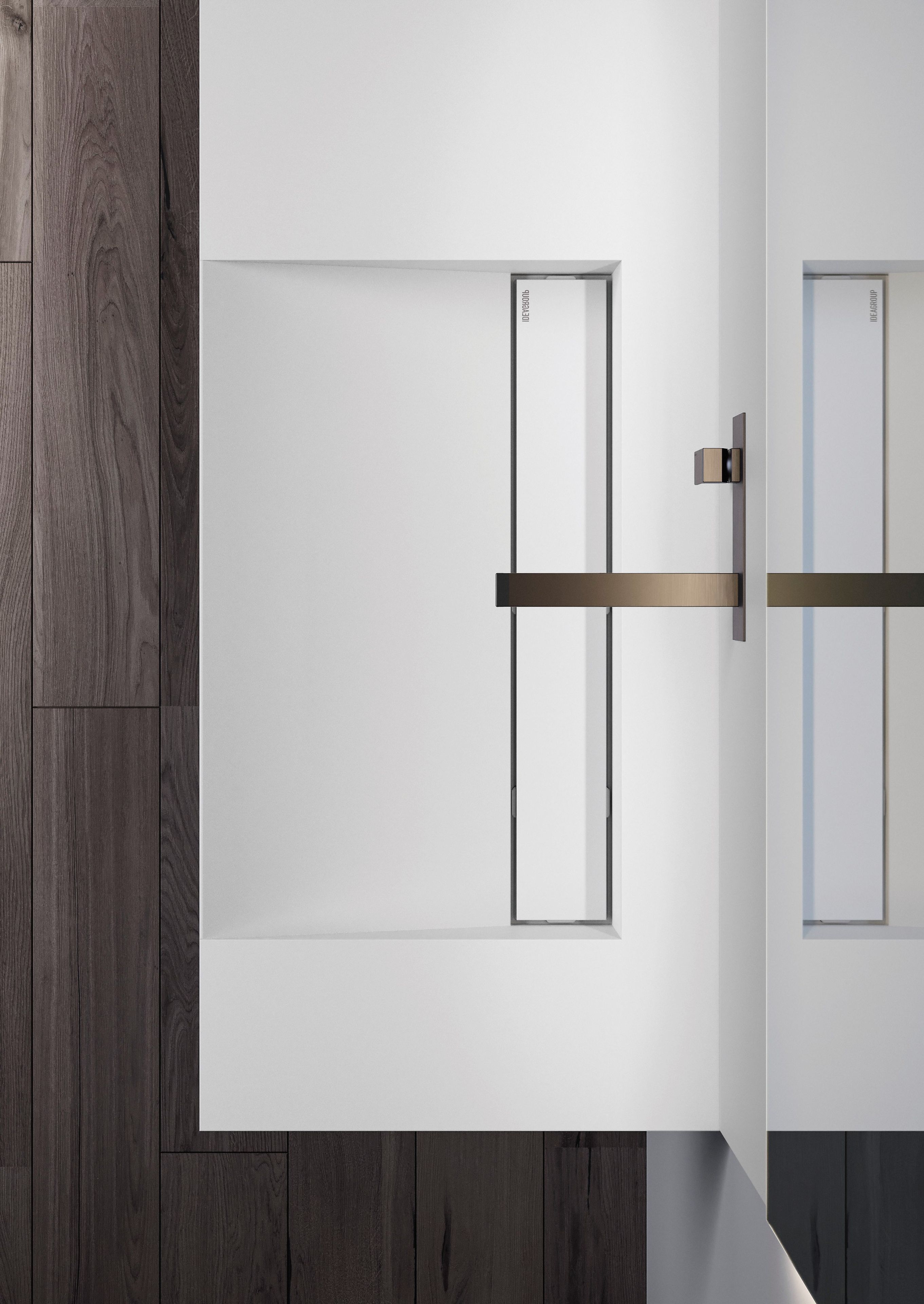 Умывальник с зеркалом Ideagroup Nyù ARCH-00126324 - Вид №2