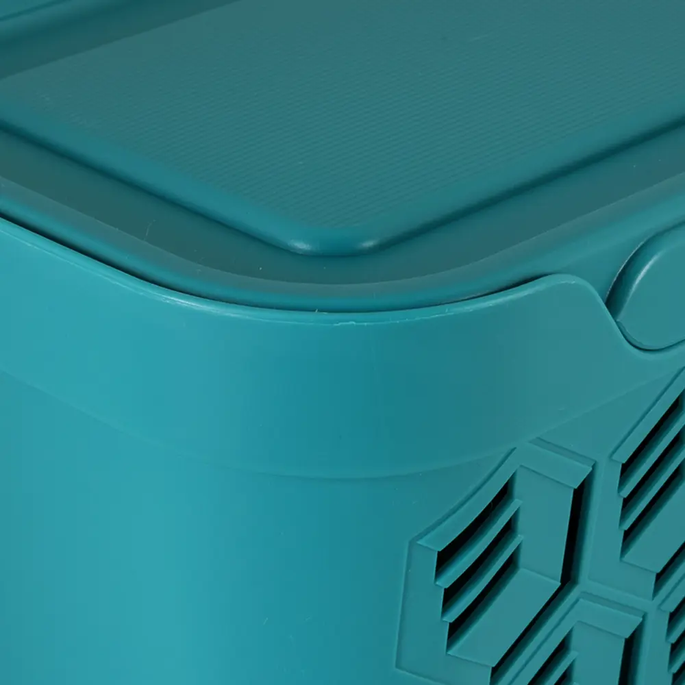 Ящик DELUXE с крышкой 18.9x11x13.2 см 1.9 л полипропилен цвет голубой БЫТПЛАСТ STLM-2007962 - Вид №4