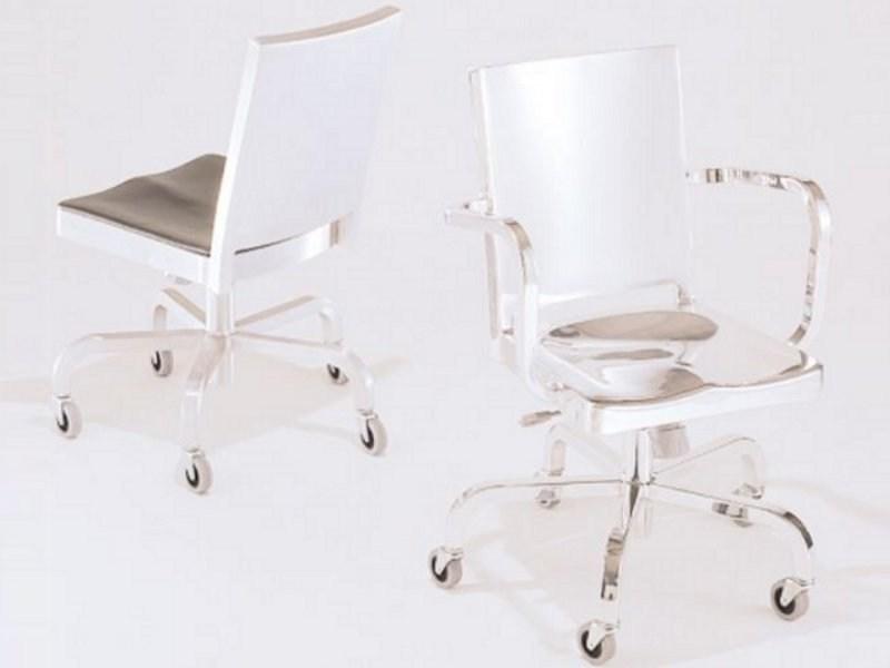 Emeco 5-спицевый алюминиевый стул с подлокотниками на колесиках Hudson sun-id-1395285 - Вид №2