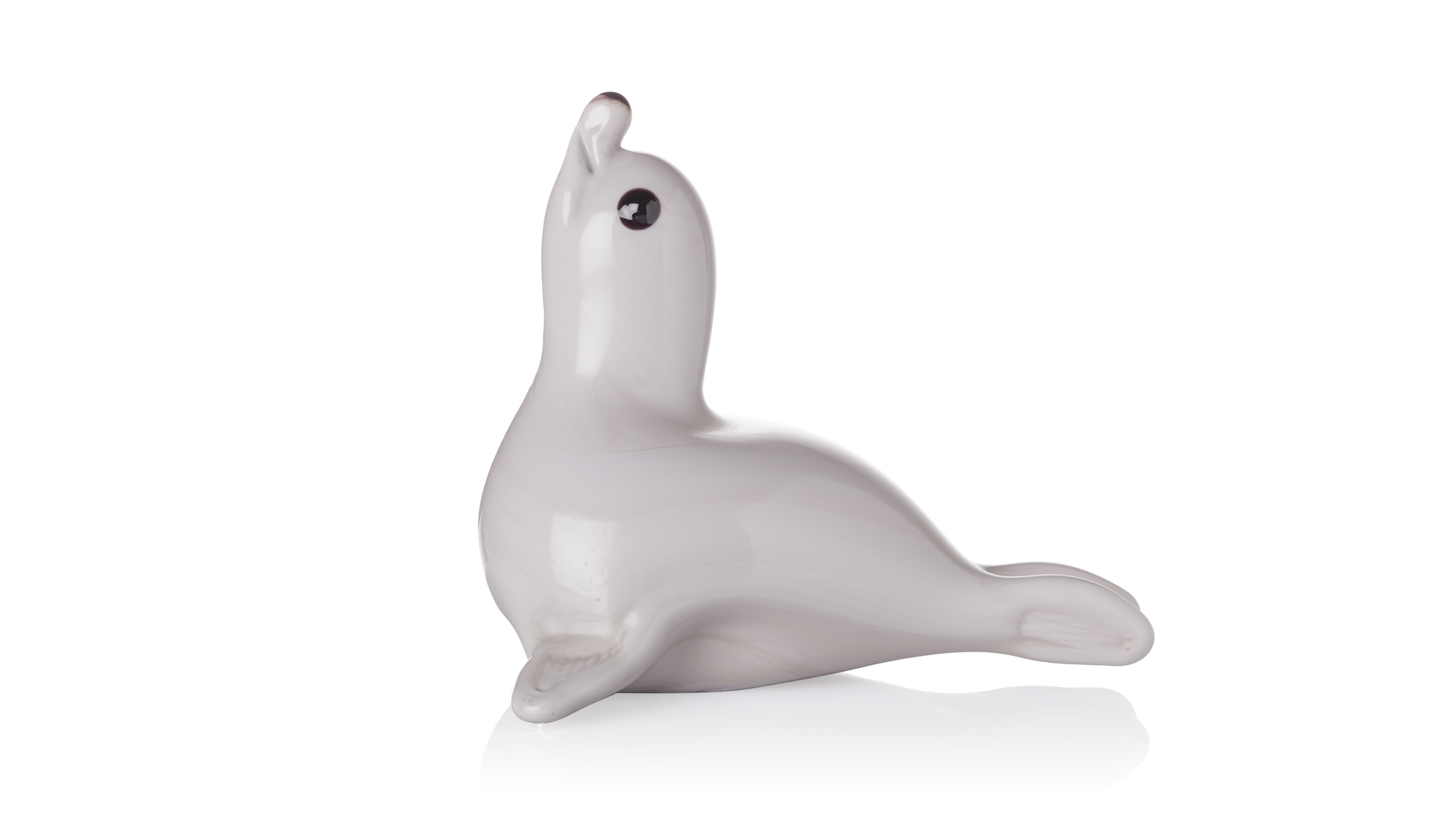 10630438 Duccio di Segna Набор из 2 фигурок 19 и 18см Duccio di Segna "Тюлени" (серый) Хрусталь Santreyd  - Вид №4