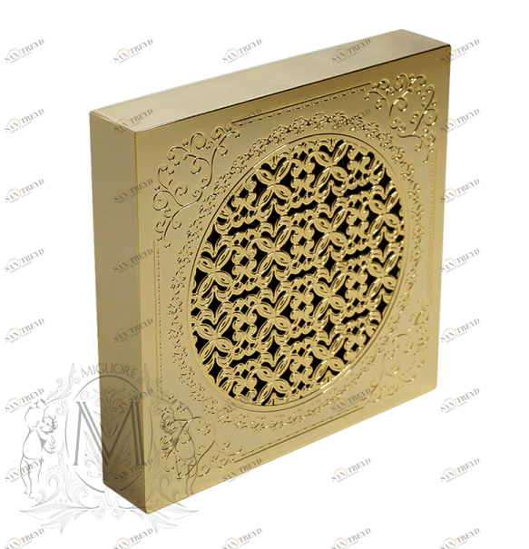 Вентилятор MIGLIORE VentiLaTorro 100, ML.VTR-50.510, с декоративной решеткой, золото ML.VTR-50.510.DO