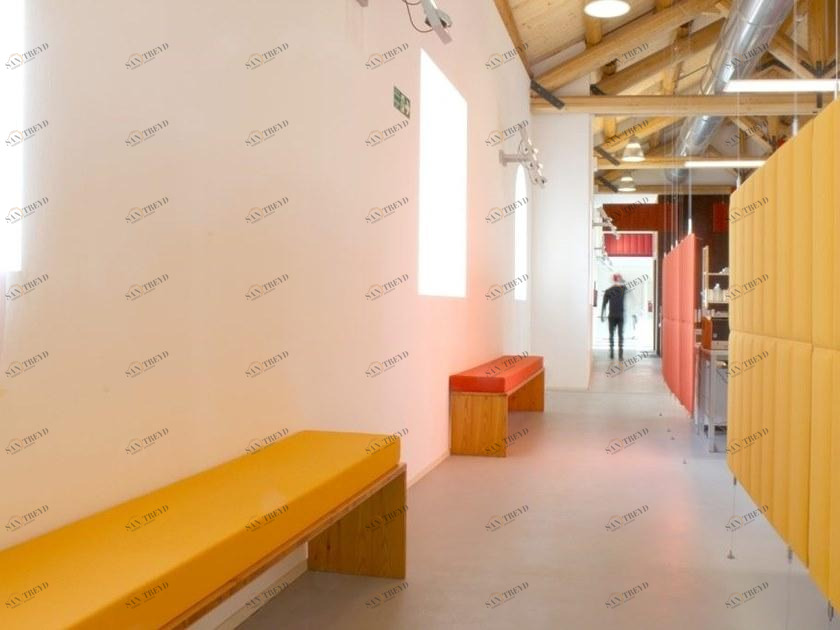 Slalom Однотонная прямоугольная акустическая подушка Tailor made sun-id-1451346