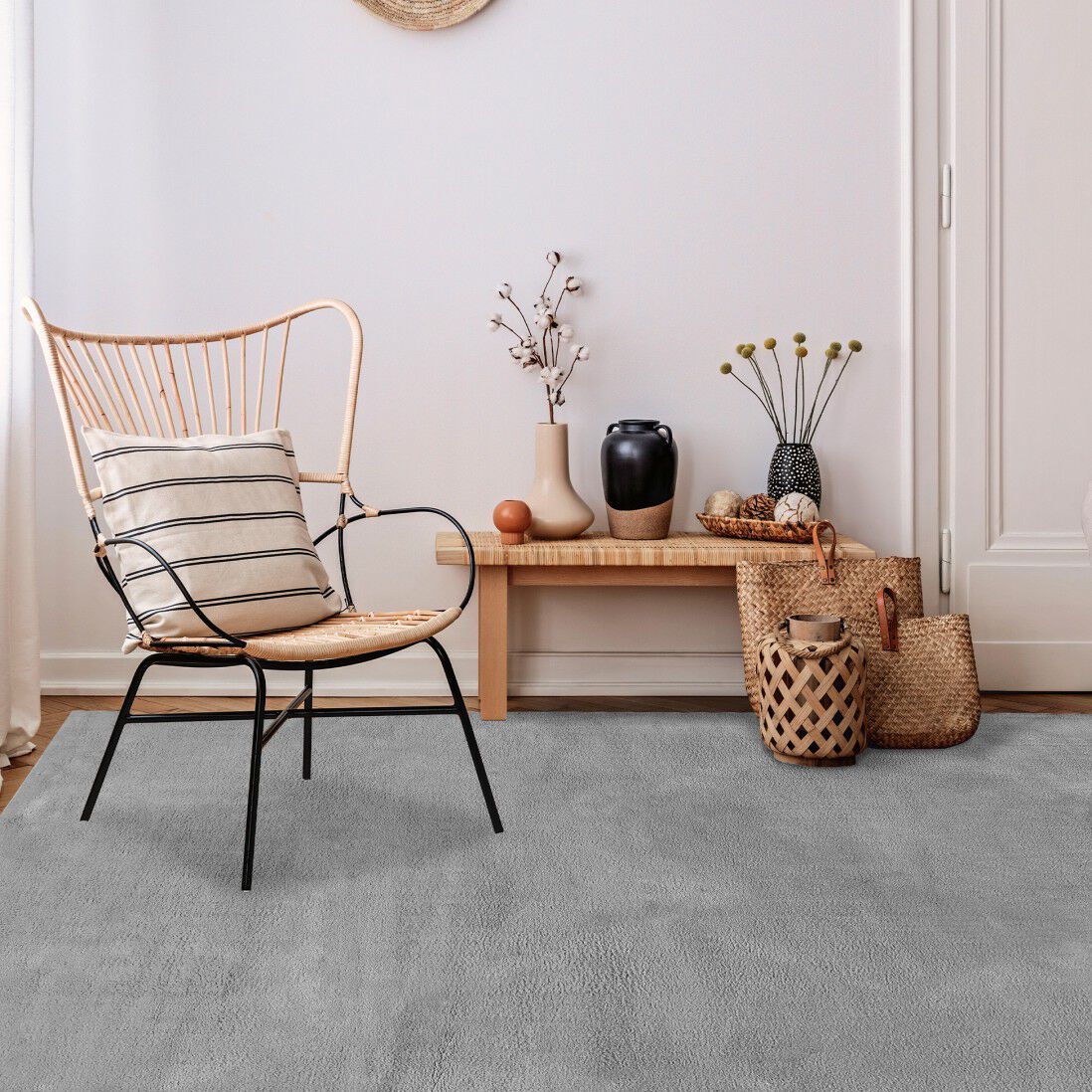 Сплошной цвет прямоугольный ковер Ademi Essential ARCH-00098533 - Вид №3