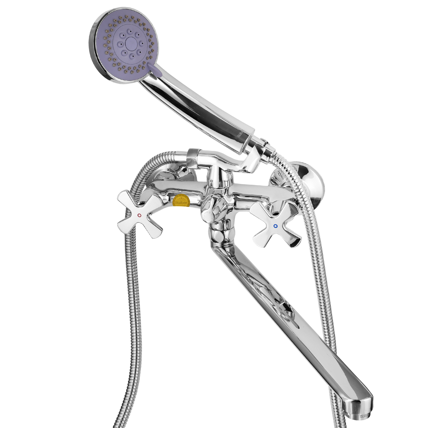 R2202 Смеситель для ванны Main с двумя рукоятками Raiber 