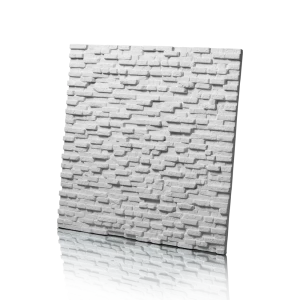 91343010 Гипсовая 3D панель Инкора-Декор Херсонес 0.16м² белая 1шт 400x400мм STLM-1403721