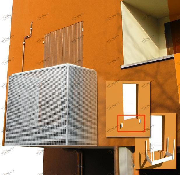 ALUSCALAE Парапет для окон и балконов sun-id-1435390