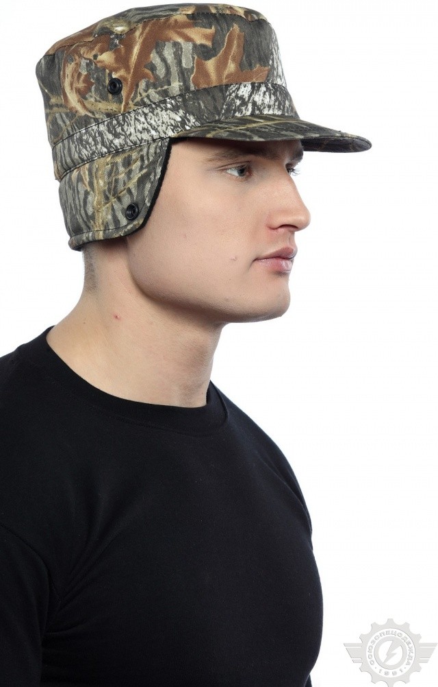 64535 Кепи "Егерь" зимняя камуфляж "Дубок"  Камуфляжная форма  размер 56 Спецодежда  - Вид №7
