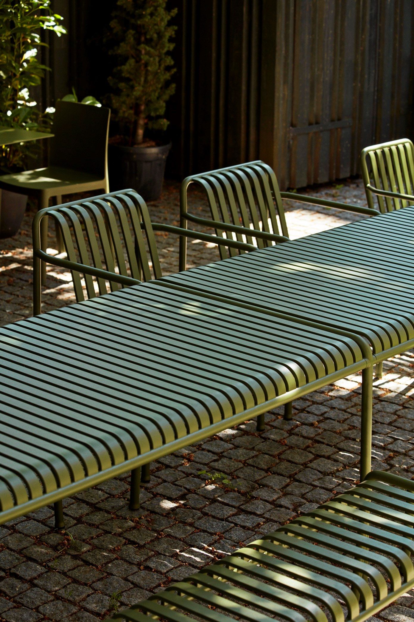 Стальной садовый стул с подлокотниками Hay Палисад ARCH-00052646 - Вид №26