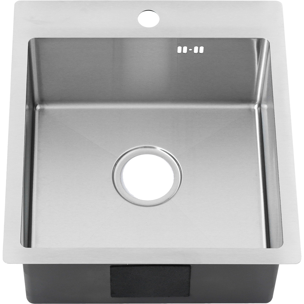 Мойка R44485H MELANA ProfLine 3,0/200 САТИН врезная прямоугольная MLN-R44485H - Вид №4