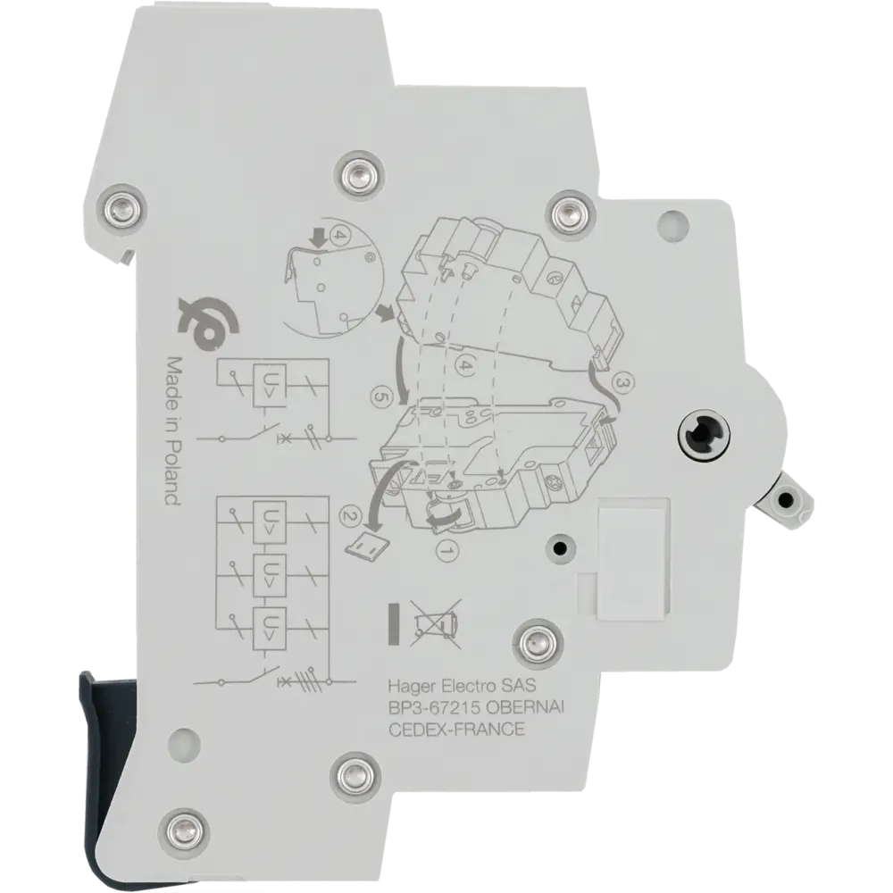 83825378 Расцепитель перенапряжения Hager MZ209 до 63 А STLM-0044745  - Вид №3