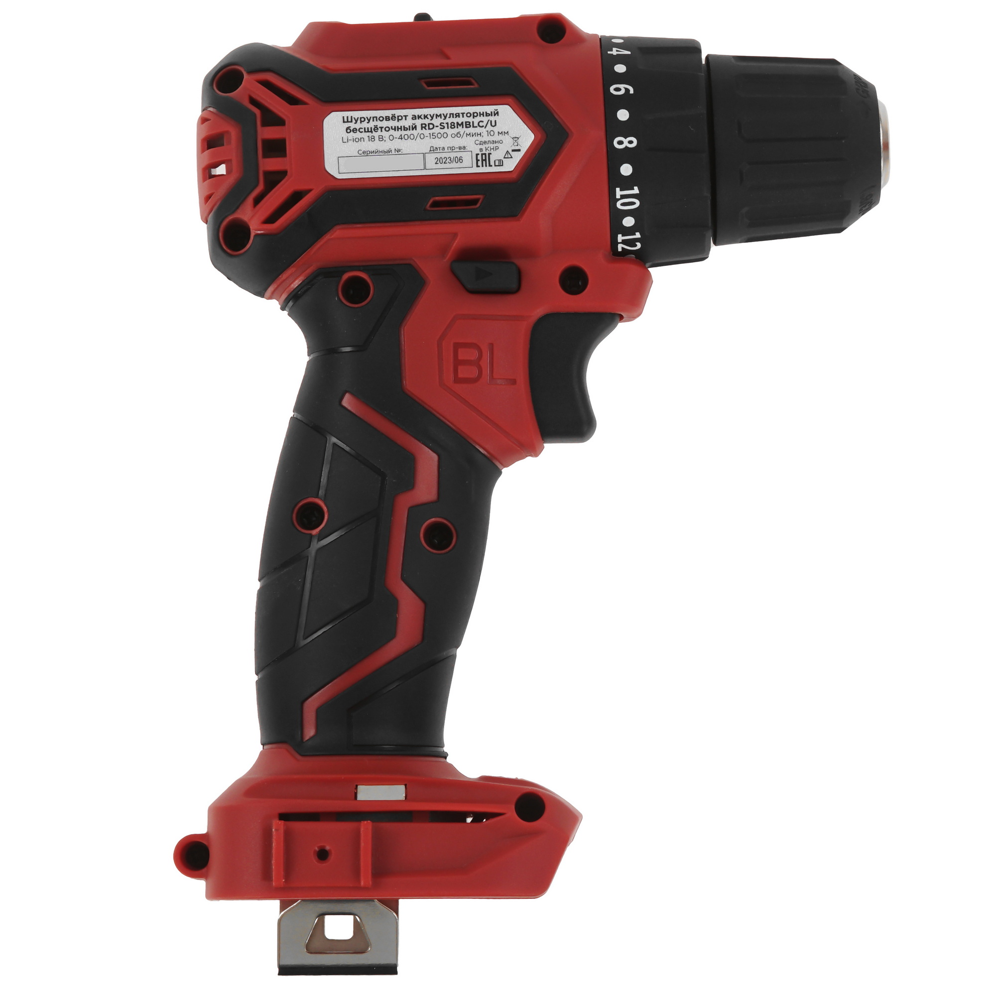 Дрель-шуруповерт REDVERG RD-S18MBLC/U UNIMAX 18/36  , Без ЗУ, Без АКБ 5486316 STDN-0039843 - Вид №1