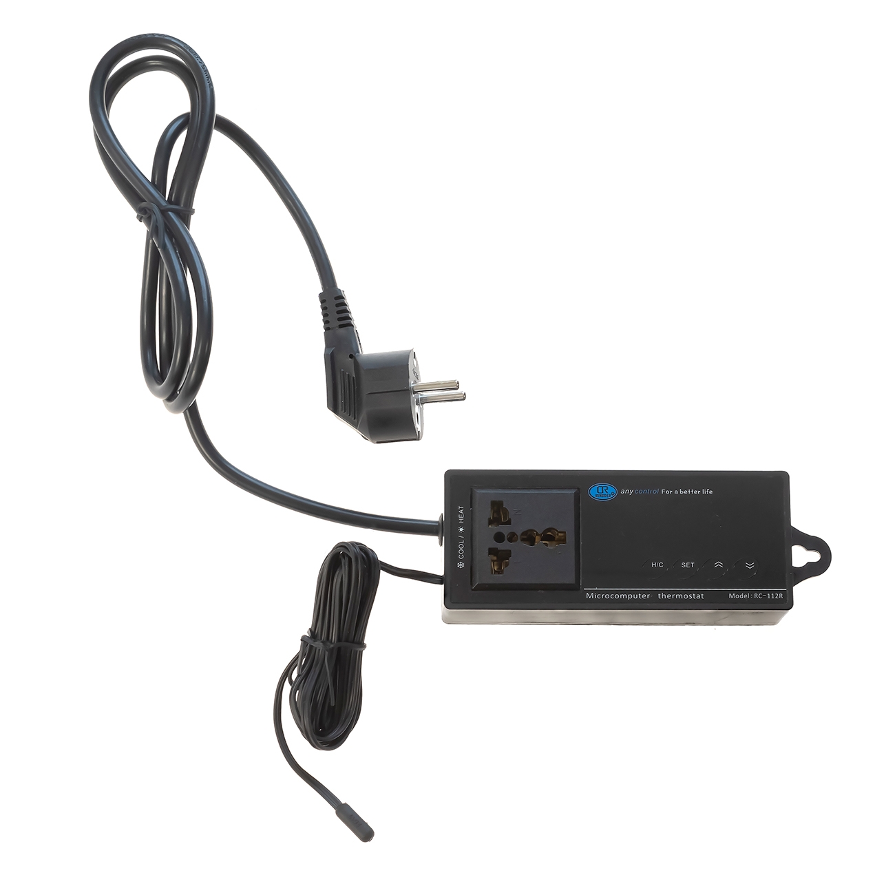 2209 Терморегулятор Ringder RC-112R 16А (розеточный) LAB.Space  - Вид №3