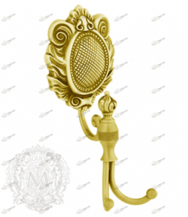 Крючок двойной MIGLIORE Cleopatra ML.CLE-60.709.BR бронза 