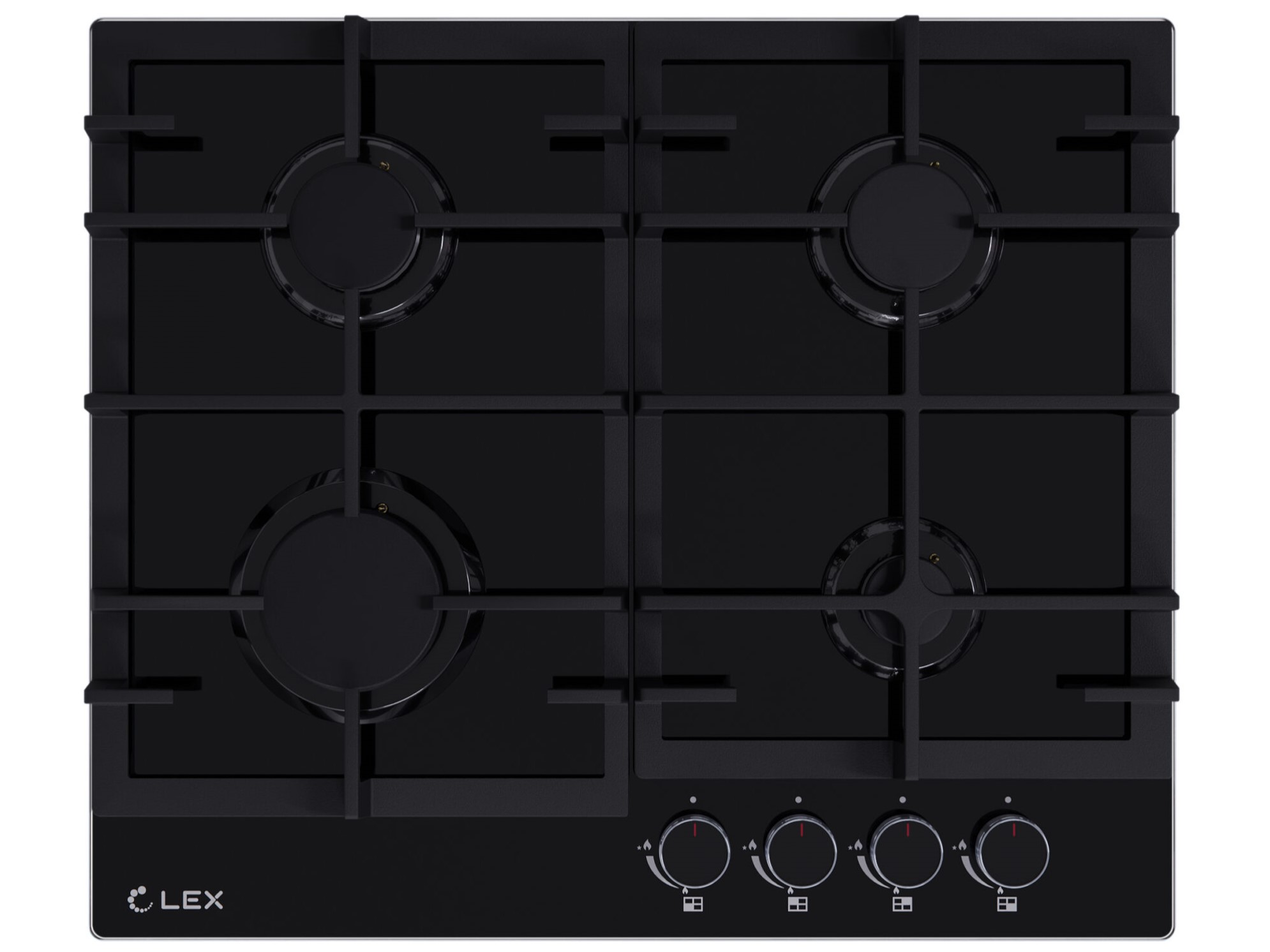 9242194 Газовая варочная поверхность LEX GVG 642-1 BBL STDN-0038640