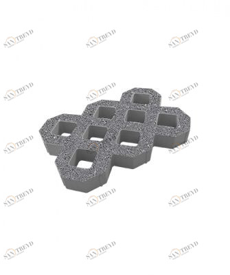 Тротуарные плиты "ГАЗОННАЯ РЕШЕТКА" - Б.1.ГР.8 (Гранит) Серый Santreyd sun-id-332529