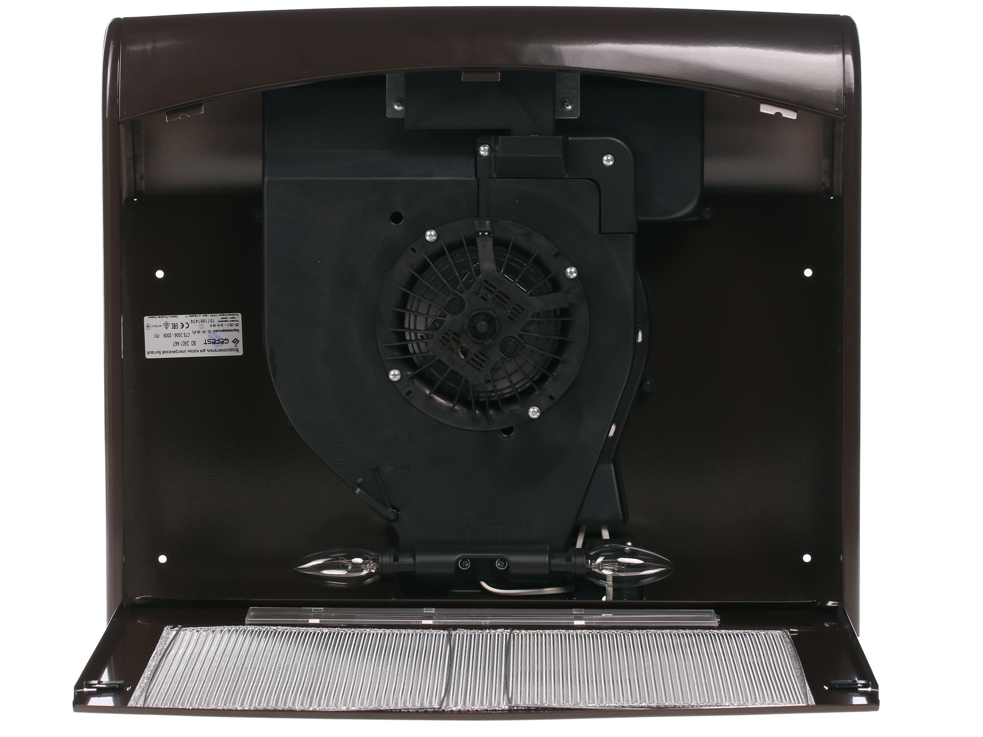 1038997 Вытяжка подвесная Gefest ВО 2601 К47 коричневый STDN-0089418 - Вид №5