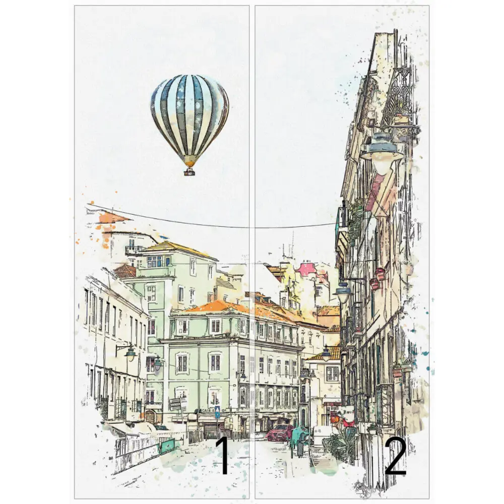 Фотообои Улица в Лиссабоне бумажные, 184x254см, WM-120 POSTERMARKET STLM-2210673 - Вид №2