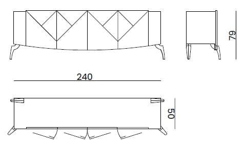 Деревянный шкаф с распашными дверями Bizzotto Italia Symphony-Infinity ARCH-00014822 - Вид №3