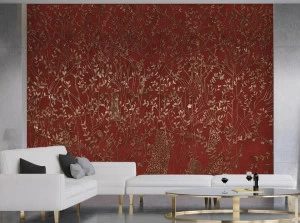 Affreschi & Affreschi Рулонные экологические обои из гипса с цветочными мотивами Season 1 Kw1503