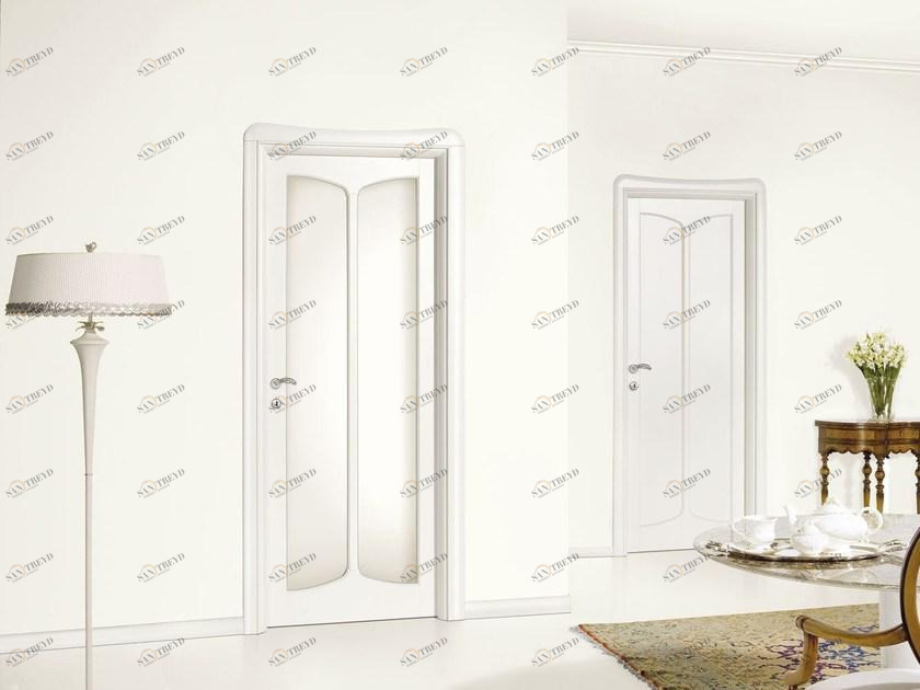 LEGNOFORM Лакированная дверь из массива дерева и стекла Liberty sun-id-1438940