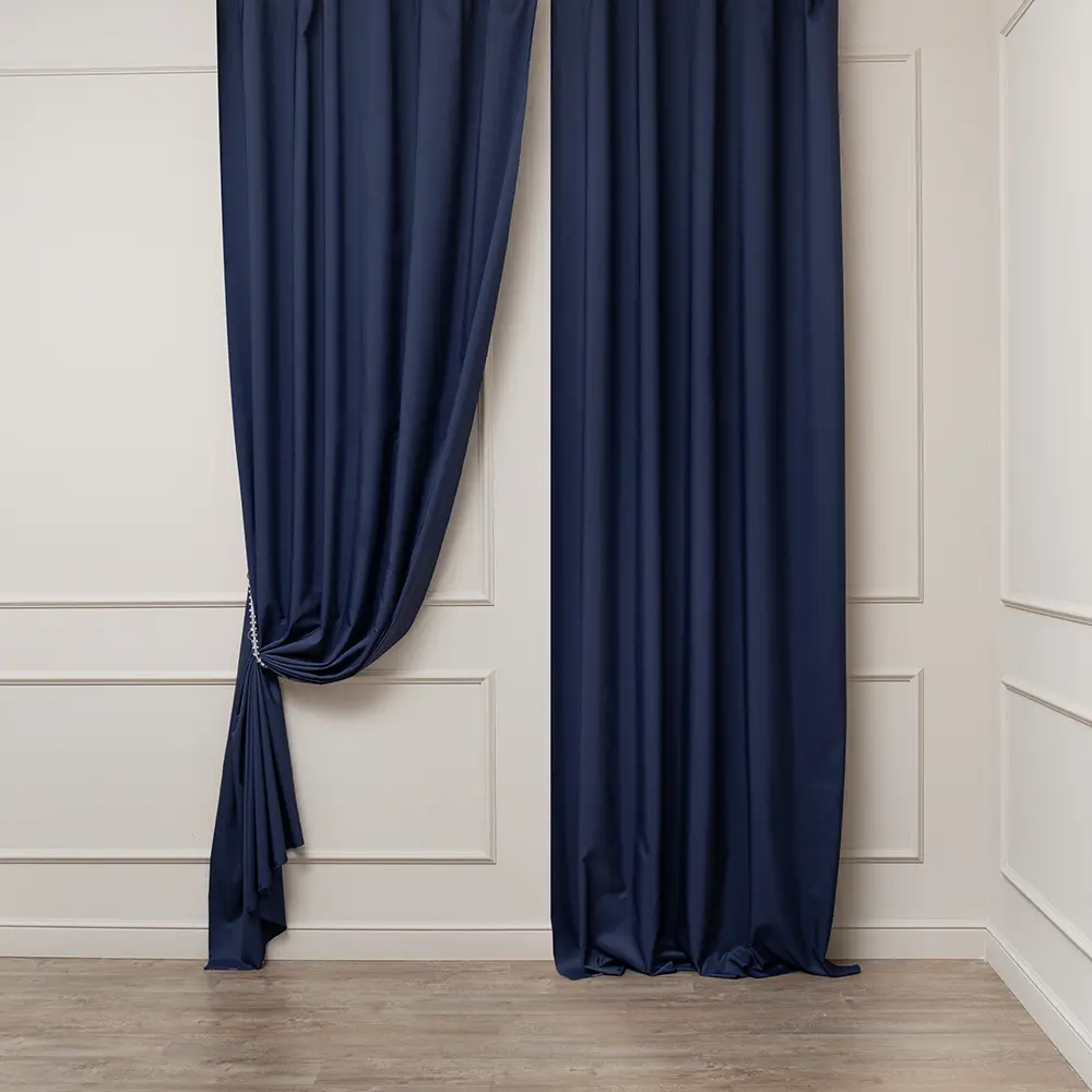 Ткань 1 м/п Fodera сатен 300 см цвет синий TEX REPUBLIC STLM-2128135