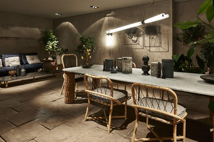 BAXTER Прямоугольный мраморный стол sun-id-1434488 - Вид №3