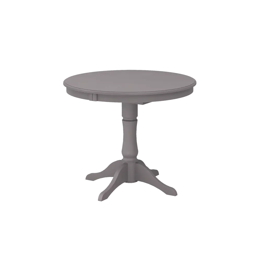 Стол кухонный Delinia Версаль раскладной 90-130x90 см круг дерево цвет графит STLM-2151488