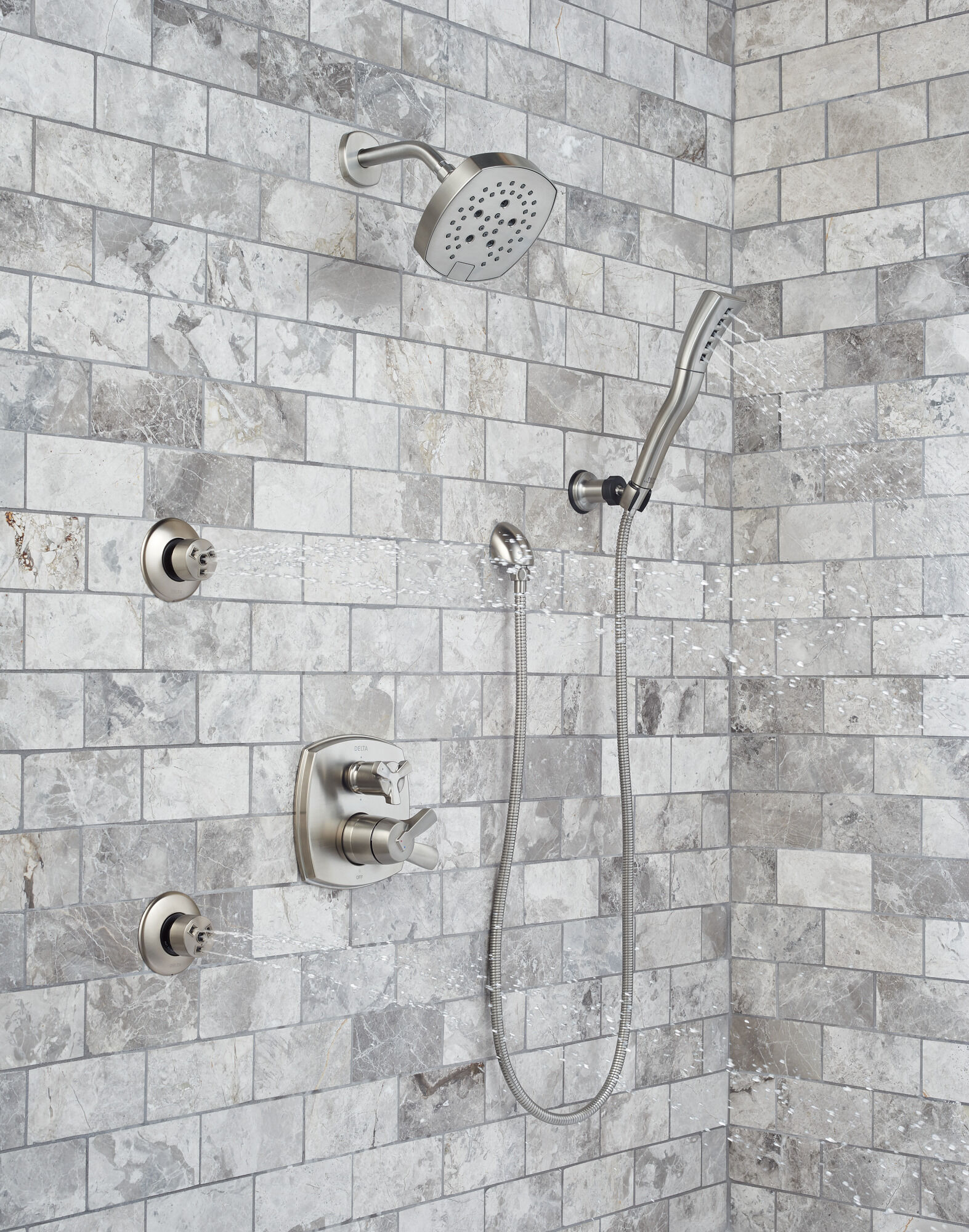 T50010-SS Спрей для тела HydraChoice® Body Spray Trim Delta Faucet HydraChoice Body Spray System Нержавеющая сталь  - Вид №2