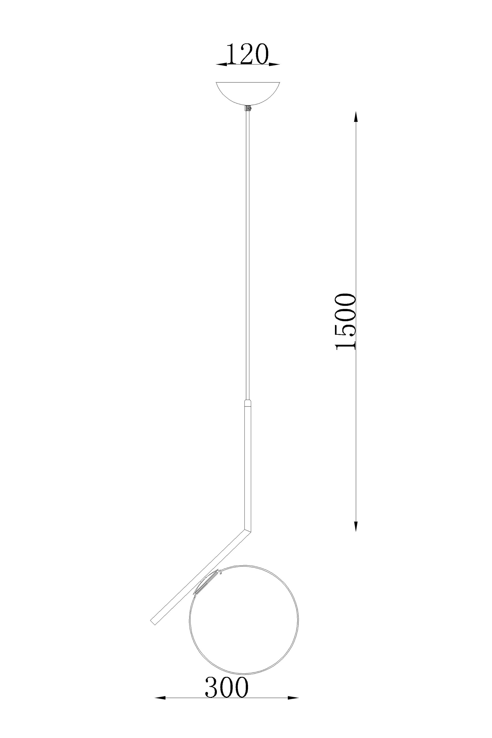 2000983200457 Подвесной светильник Gold диаметр 30 ELECTRORETRO Cricket - Вид №1