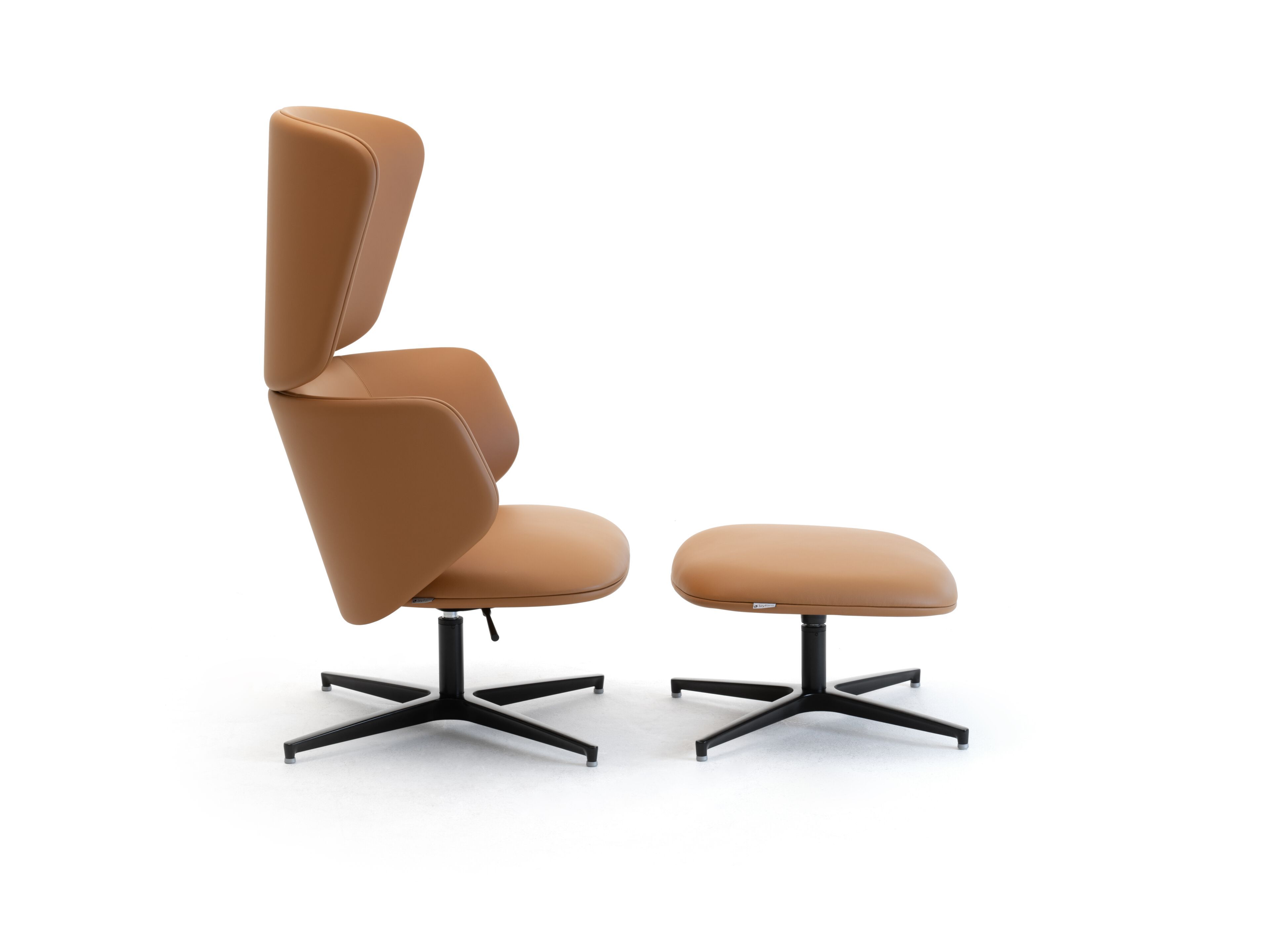 Кожаная вращающаяся спицевая подставка для ног Leyform Alisè Lounge ARCH-00087840 - Вид №8