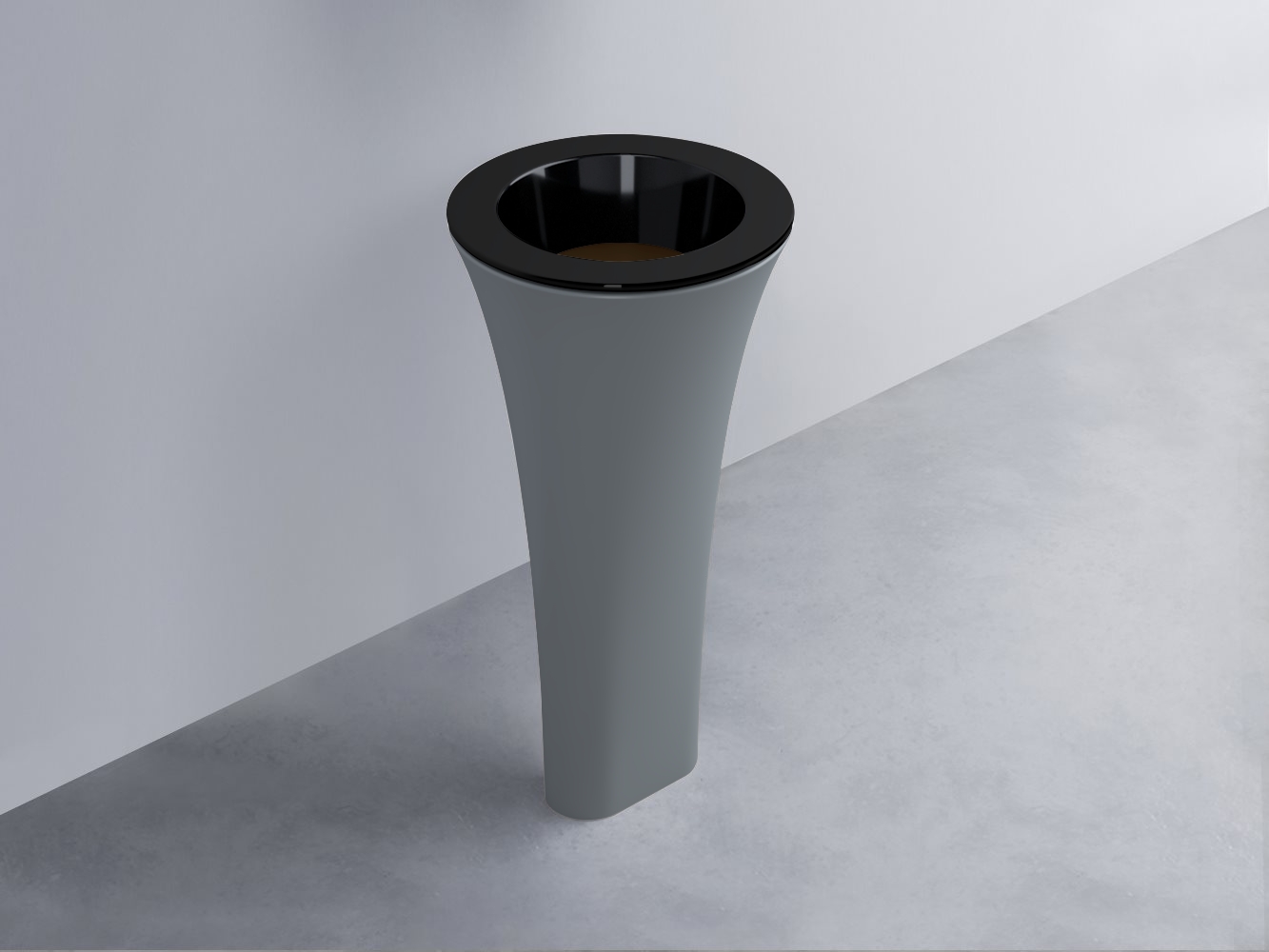 AMLA45-N+AMPILT-CA+AMCOLT-BR Раковина Amedeo Tondo отдельностоящая cielo Enjoy + Amedeo Ceramica Cielo