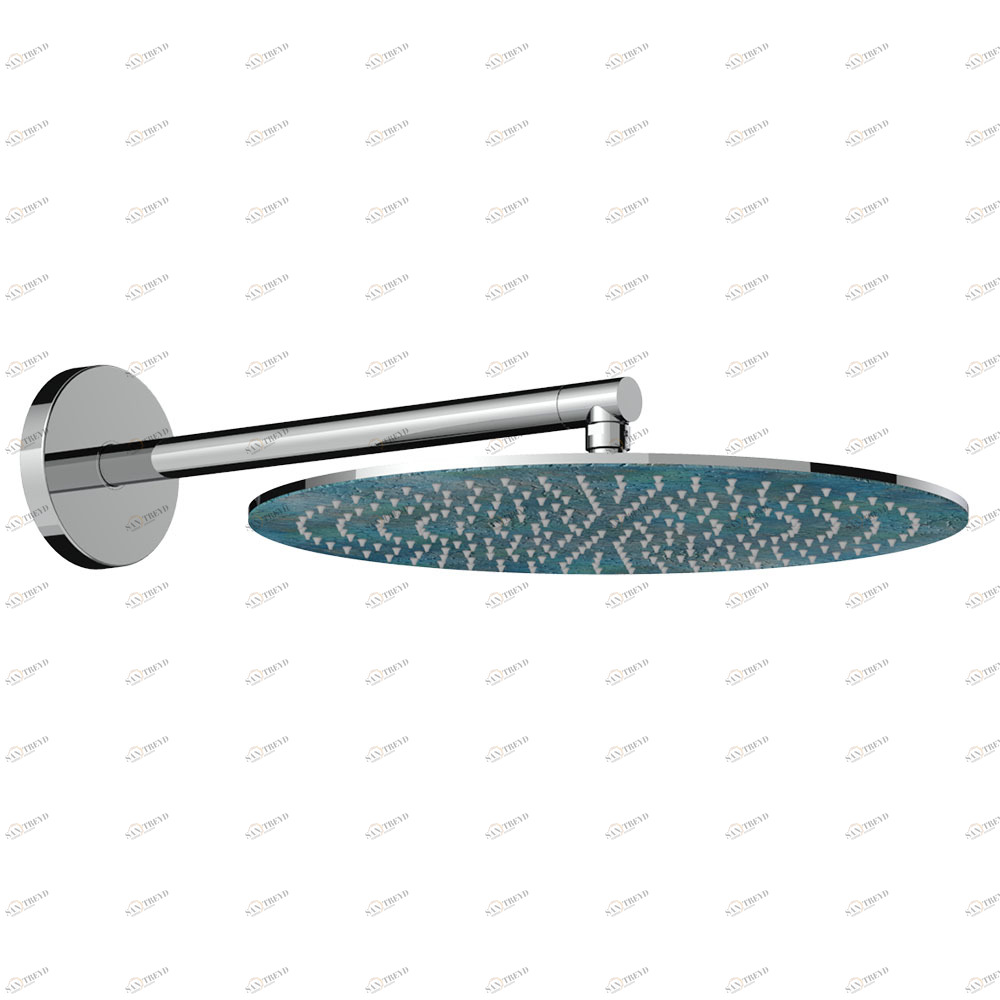 Graffio Круглая лейка душа Ø 400 мм с круглым держателем 400 мм. SK804 