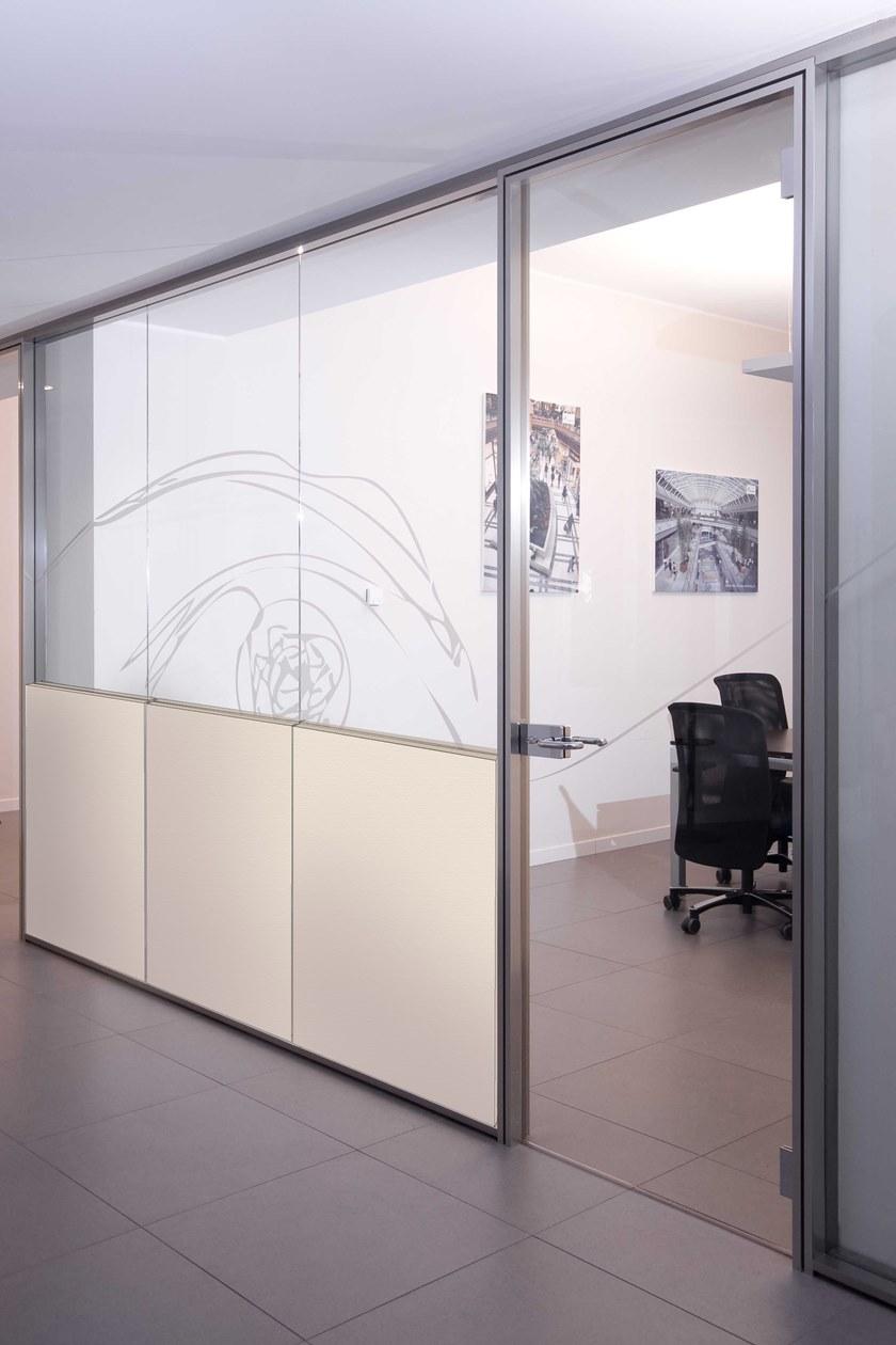 Elitable Стеклянная звуконепроницаемая сдвижная стена для офиса Unika sun-id-1362479 - Вид №5
