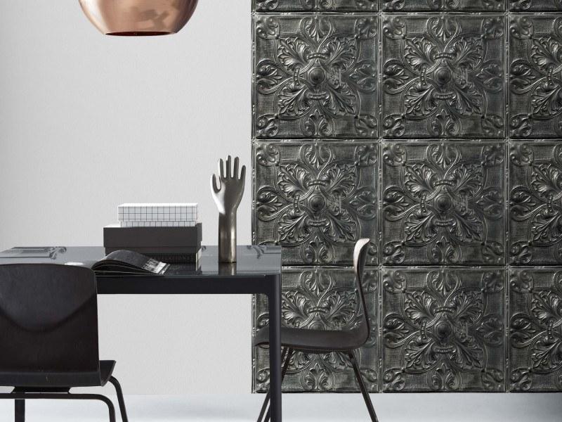 Koziel Моющиеся виниловые обои Tin tiles Ppv001d33x6  - Вид №2