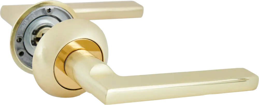 Дверные ручки PUNTO Polo в матовом золоте для межкомнатных дверей 85203652