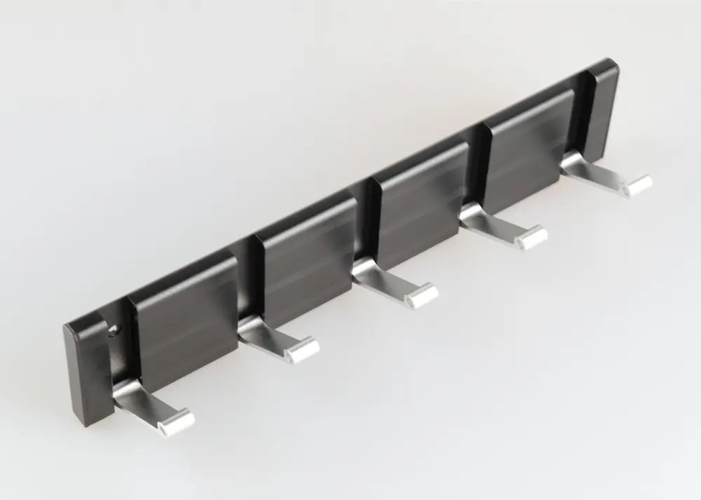 90997551 Крючок Brante Flip 5 1.3x7x1.3 см 5 крючков цвет матовый хром STLM-1082420