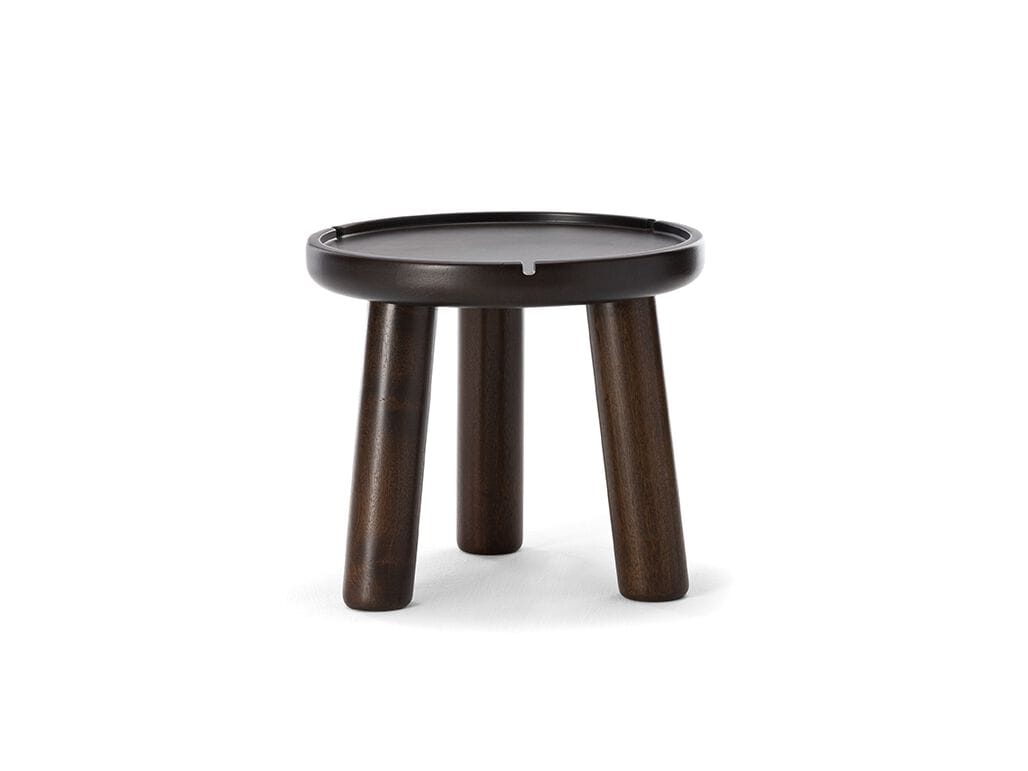 Низкий круглый журнальный столик из красного дерева Exteta Bellagio ARCH-00149012