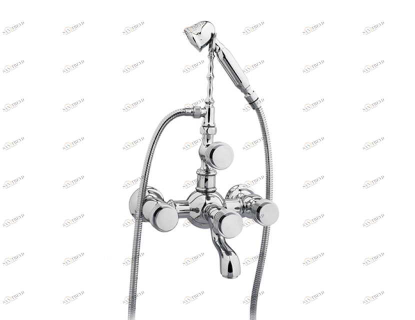 035416.000.50 Душевой набор для ванны Яркий хром Mestre Pacifica