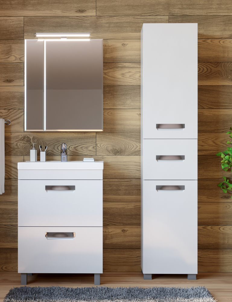 Пенал Plaza 400400⨉300⨉18900 мм белый Santreyd sun-id-665216 - Вид №2