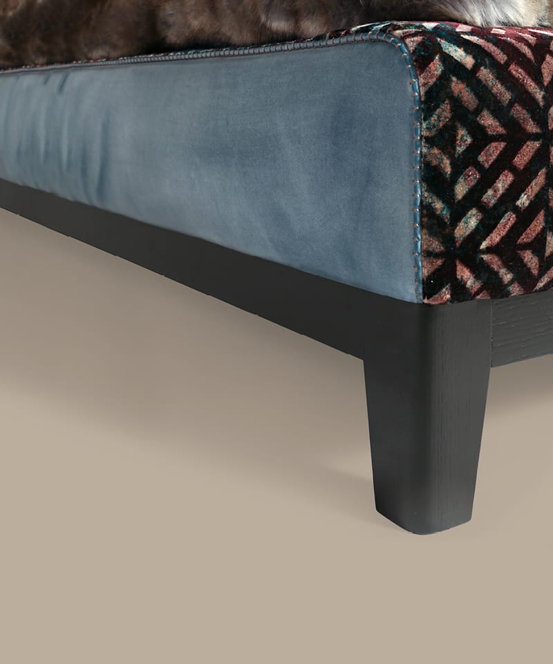 Двуспальная кровать из ткани с мягким изголовьем Borzalino Greg ARCH-00039184 - Вид №5