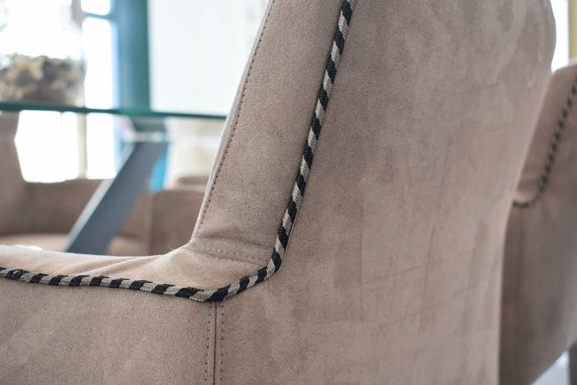 ART CASA Стул из мягкой ткани с подлокотниками  S-erin  - Вид №2