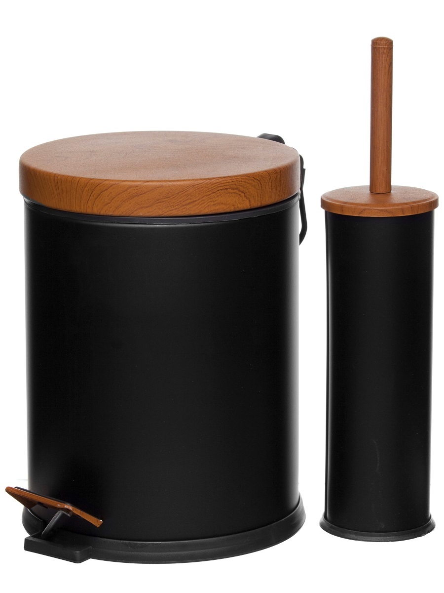 Набор аксессуаров для ванны Aquila Wood 2Set Black NAVAKO 11087