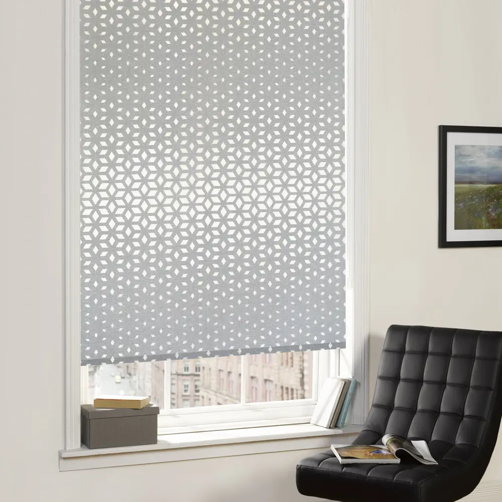 Штора рулонная Мозаика 55x160 см серая MIAMOZA STLM-2169662 - Вид №2