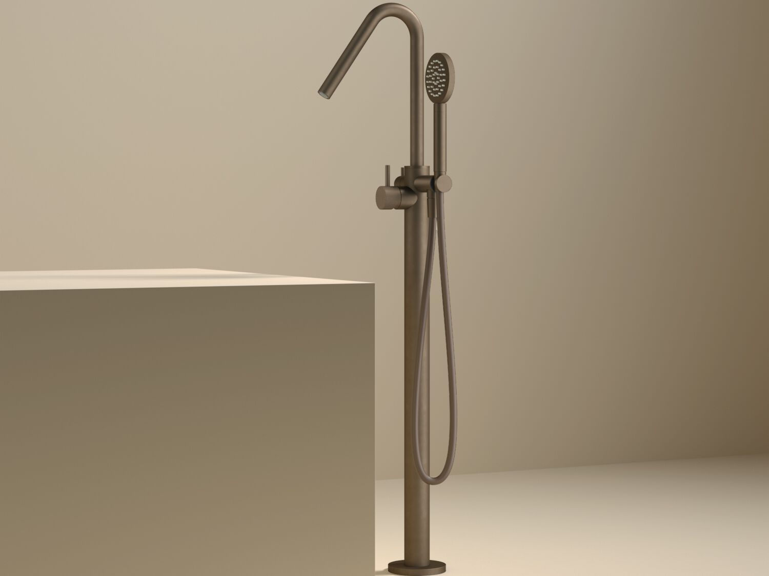 Смеситель для ванны с ручным душем Hotbath Guy ARCH-00057668 - Вид №1